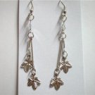 Maple charm dangle earring
