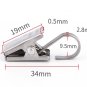FREE SHIPPING 10 pcs Stainless Steel Curtain Clip Shower Curtain clip