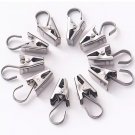 FREE SHIPPING 10 pcs Stainless Steel Curtain Clip Shower Curtain clip