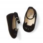 Gap Baby girl velvet flat shoe cat design