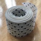 Diy soft craft fabric cloth ribbon black dots width 5cm