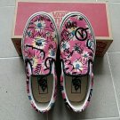 VANS LOW SHOES Slip-On Crew Pink Floral/Black VN0A4BV31IY SNEAKER WOMAN