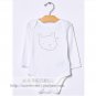 Gap baby boy white long sleeve cotton bodysuit 6-12 mths
