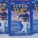 3 new 2000 Fleer ULTRA baseball HOBBY PACK - sealed