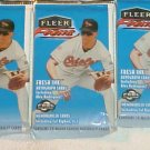 3 new 2000 FLEER FOCUS MLB baseball PACKs FRESH INK autographs memorabilia cards