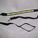 2 - TWO LEASHES New strong soft heavy lighted NIGHT dog walk safety snap hook 2 - TWO LEASHES New strong soft heavy lighted NIGHT dog walk safety snap hook
