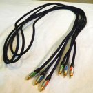 a/v cord Lucasfilm THX Gold Plated Monster cable 3 wire braided outer sheath av a/v cord Lucasfilm THX Gold Plated Monster cable 3 wire braided outer sheath av