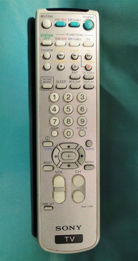 SONY RM Y181 REMOTE CONTROL WEGA TV KV 36FV310 KV 36FS210 KV 36FS200 KV