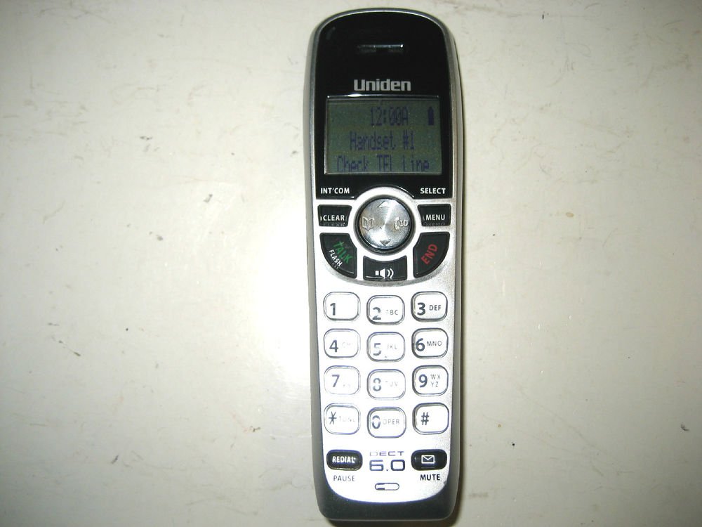 Uniden Dect 1560 HANDSET - cordless expansion telephone remote 6.0 GHz phone