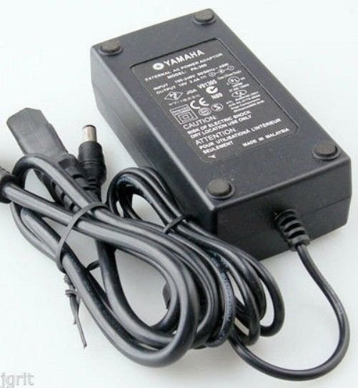 genuine adapter = Yamaha PSR 2000 2100 keyboard piano cord brick PSU ac