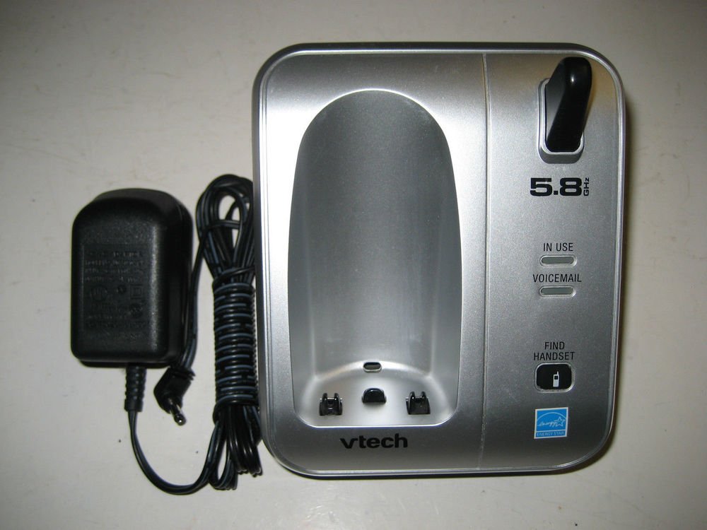 Vtech CS5111 main charge base w/PSU - CORDLESS PHONE v tech charging ac dc VAC