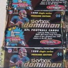 3 packs football new - 1999 SKYBOX DOMINION HOBBY autographics warp tek LIMITED!