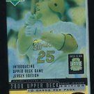 3 new baseball PACKs - 2000 UPPER DECK GAME JERSEY EDITION HOBBY game used ball