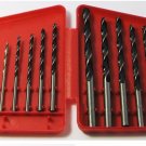 NEW CARBON STEEL electric power hand DRILL BIT SET 13PC from 1/16 to 1/4 w/CASE