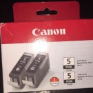genuine Canon 5 PGBK black TWO ink MP970 MP960 MP950 MP830 MP810 MP800 printer genuine Canon 5 PGBK black TWO ink MP970 MP960 MP950 MP830 MP810 MP800 printer