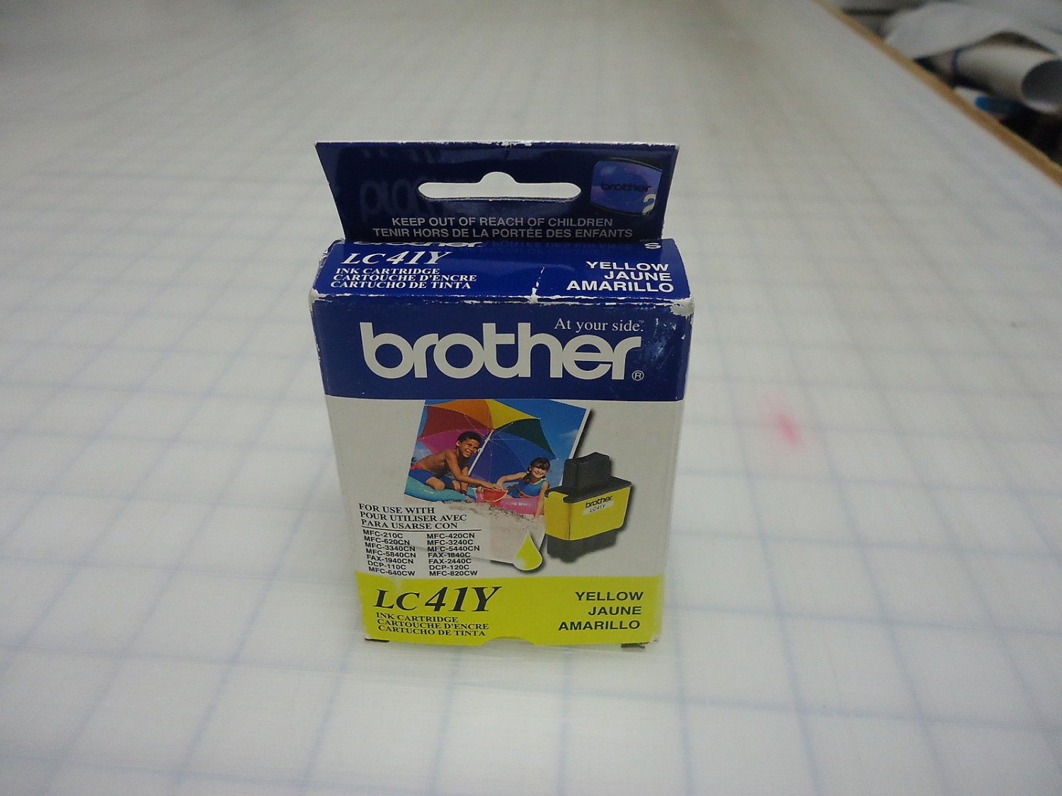 LC41Y BROTHER yellow color ink jet Printer MFC 5440CN 5840CN 3340CN 620CN 420CN