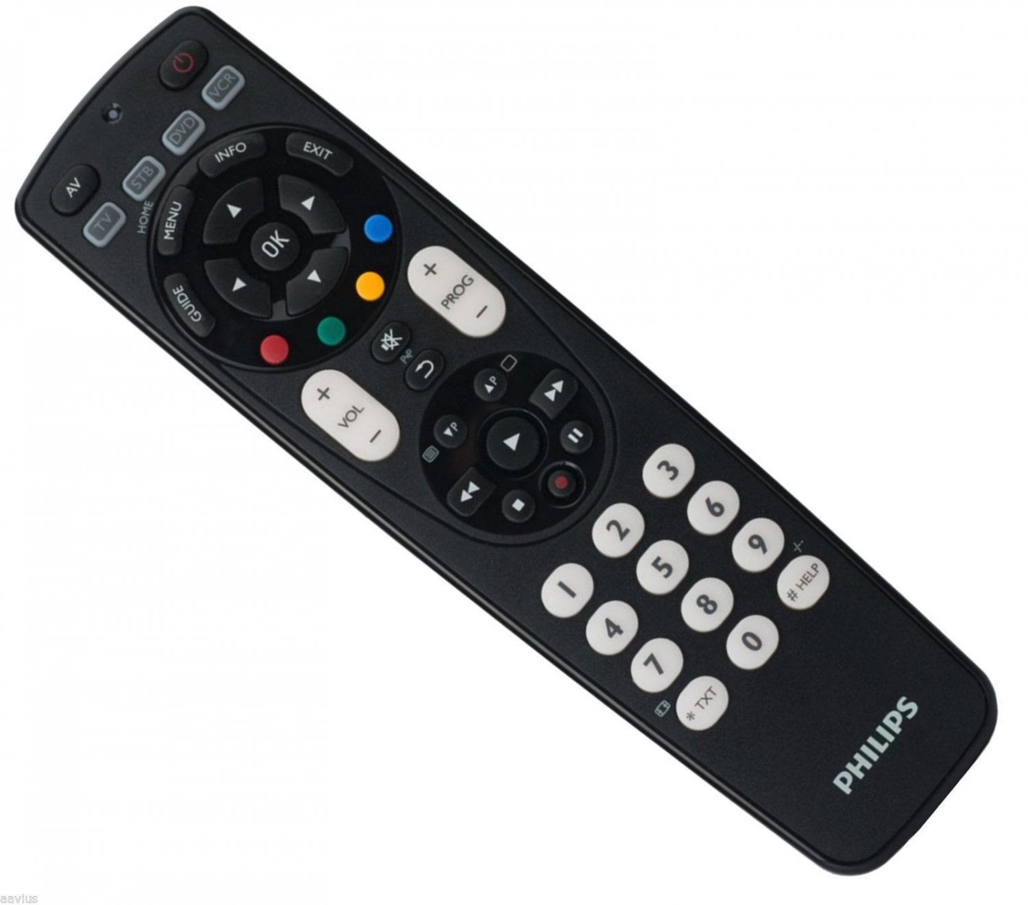 SRP4004 27 universal Philips - Glow in Dark Remote Control TV VCR DVD ...