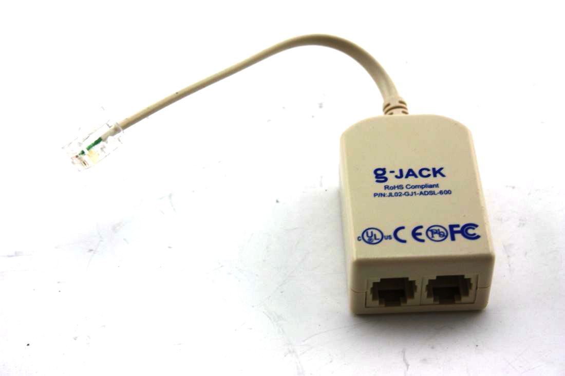 G Jack jl02 gj1 ADSL 600 FILTER 1 inline ADSL splitter phone