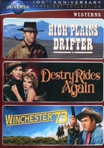 3movie DVD WINCHESTER73 High Plains Drifter,Una MERKEL Verna BLOOM Mariana HILL