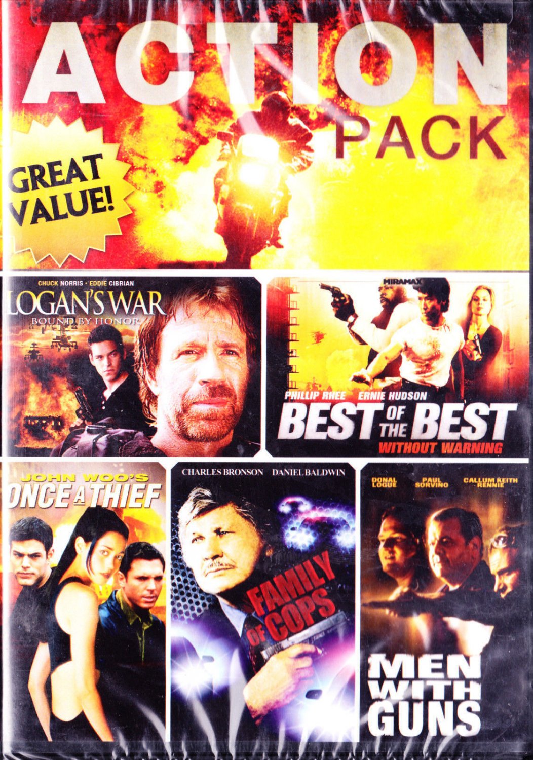 10movie DVD John Woo ONCE a THIEF,Phillip RHEE Ernie HUDSON Paul SORVINO,STORM