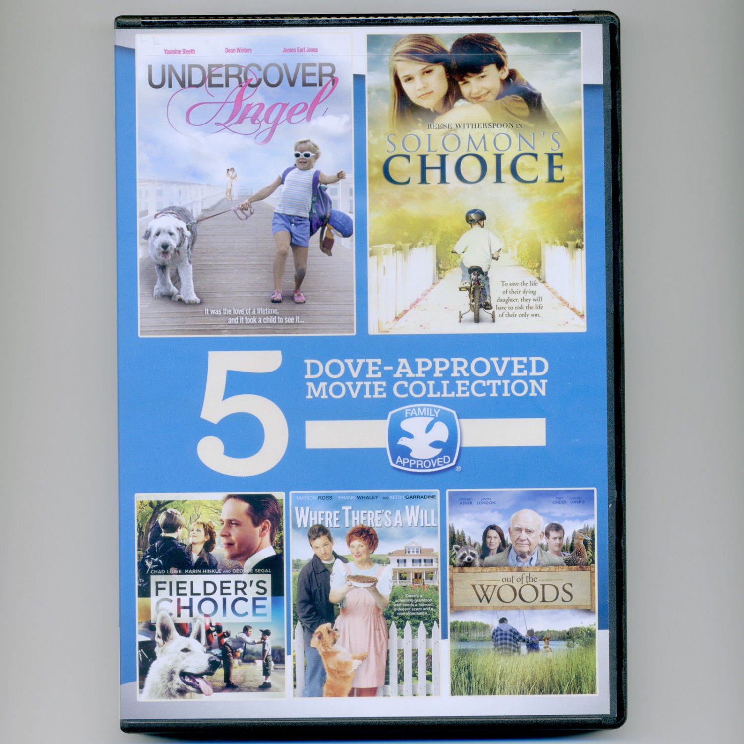 5Movie DVD UNDERCOVER ANGEL James Earl Jones,Reese Witherspoon OUT OF THE WOODS