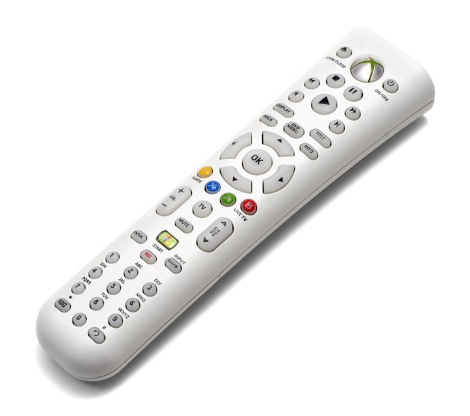genuine microsoft xbox 360 remote control universal live media gaming