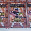 3 pack sealed new 2000 IMPACT Fleer Skybox baseball autographics Clay Bellinger 3 pack sealed new 2000 IMPACT Fleer Skybox baseball autographics Clay Bellinger