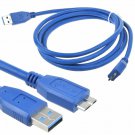 USB 3.0 type A to micro B computer PC Data system Link Cable Cord lead wire USB 3.0 type A to micro B computer PC Data system Link Cable Cord lead wire