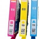 920 HP color red yellow blue ink jet cartridge OfficeJet 7000 7500 7500A printer