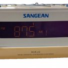 Sangean Atomic Digital Alarm Clock LCD RCR-22 AM/FM 2Band Radio Auto Time SNOOZE Sangean Atomic Digital Alarm Clock LCD RCR-22 AM/FM 2Band Radio Auto Time SNOOZE