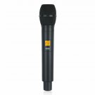 Microphone - UHF wireless handheld black 504.50 MHz lighted LCD battery powered Microphone - UHF wireless handheld black 504.50 MHz lighted LCD battery powered