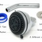 Shower Head multi spray jet function pulsing rainfall 5 muscle massage patterns