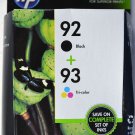 92 black & 93 color HP ink jet printer PhotoSmart 7850 C3180 C3150 C3140 C3135 92 black & 93 color HP ink jet printer PhotoSmart 7850 C3180 C3150 C3140 C3135