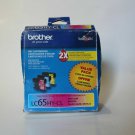 LC65HY CL 2x color BROTHER ink copier printer MFC 5890CN 5895CW 6490CW 6890CDW LC65HY CL 2x color BROTHER ink copier printer MFC 5890CN 5895CW 6490CW 6890CDW