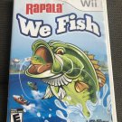 WE FISH Wii '09 Sega Nintendo first disc 1disk case instruction booklet manual WE FISH Wii '09 Sega Nintendo first disc 1disk case instruction booklet manual