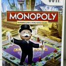 Monopoly Wii '08 Nintendo case disc instruction booklet Classic World edition Monopoly Wii '08 Nintendo case disc instruction booklet Classic World edition