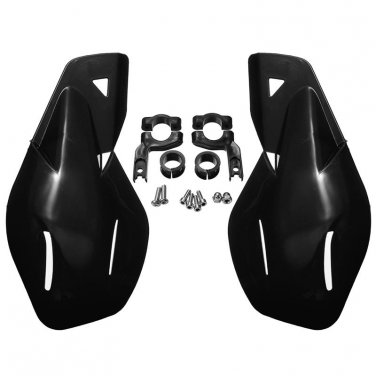 Black Motorcycle Dirt Bike ATV MX 22mm Handlebar Hand Guards