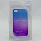 iPhone4 cases WaterDrops Sweet label (BLUE & PURPLE)
