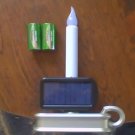 solar window candle with usb and OPTIONAL alarm clock