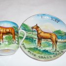KENTUCKY COLLECTIBLE DEMITASSE CUP AND SAUCER, made in Japan