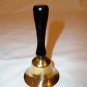 MINIATURE BRASS BELL WITH WOOD HANDLE