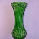 HOOSIER GREEN GLASS VASE