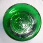 VINTAGE NAPCO EMERALD GREEN GLASS VASE