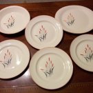 ANTIQUE RETRO 1950’s SEARS & ROEBUCK CAT TAIL PLATES, PLATTER AND DEEP DISH PIE PLATE