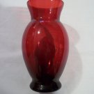 Royal Ruby Red Anchor Hocking Vase