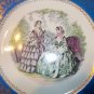 Vintage Century Godey Print China Charger Plate, 23K Gold Trim