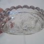Antique Indiana Glass Double Pinwheel Bowl EA-PG Whirling Star/Juno