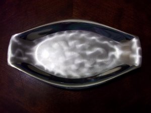 Mid Century WMF-IKORA Germany Brushed Silver EP Brass Tray