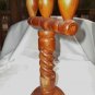 Hand Made Wood Candelabra