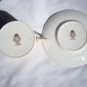 ROYAL WORCESTER FINE BONE CHINA &acirc;��Pompador&acirc;�� DEMITASSE CUP AND SAUCER